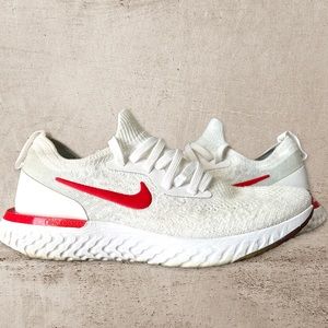 Nike Epic React Flyknit White size 5.5Y / Women size 7